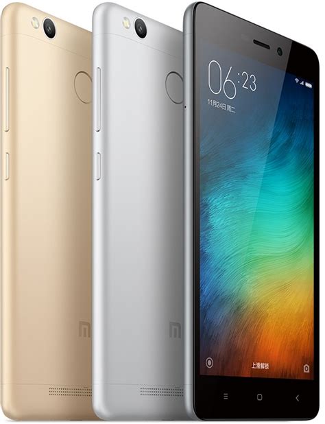 Xiaomi Unveils Redmi 3X with Full-Metal Body and 4100 mAh Battery in China