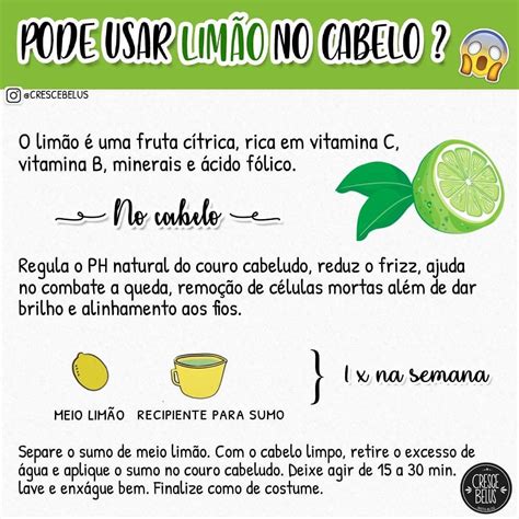 Limão Clareia O Cabelo - Pode usar limão no cabelo? 😫 ⠀⠀⠀⠀ ⠀⠀⠀⠀ Você deve estar pensando "que ...
