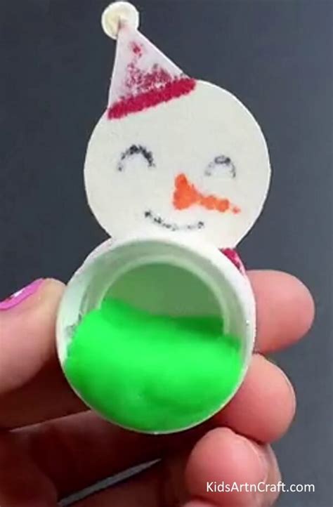 How to Make Snowman by Using Paper Tutorial for Kids - Kids Art & Craft