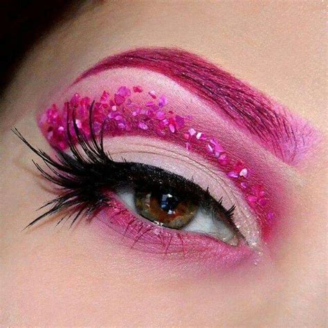 Glitter Makeup Pink