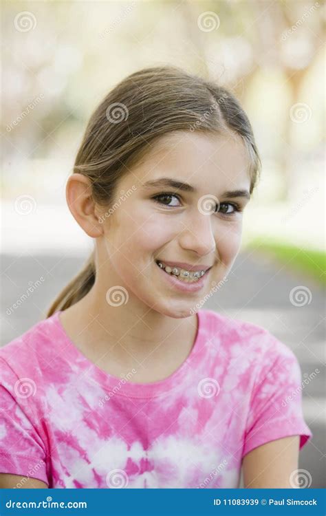 Portrait Of Smiling Tween Girl Royalty Free Stock Images - Image: 11083939