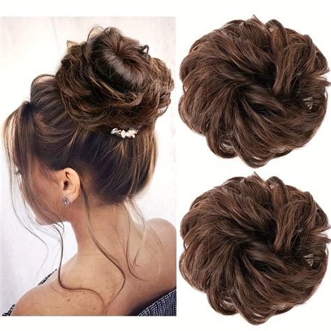 YYONG Завитой шиньон из монгольских волос | AliExpress