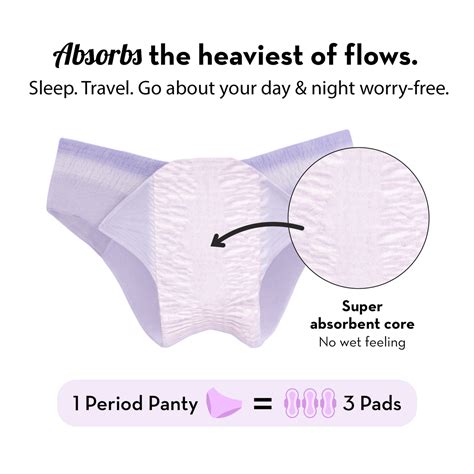disposable period panty plush