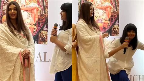 Aishwarya Rai Tried To Snatch Mic From Aradhaya While Giving Speech ...