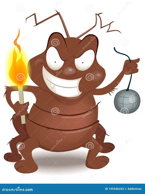 Ilustración Divertida De Un Error En El Vector De Código De