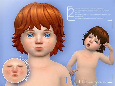 Sims 4 toddler skin alpha - terrabda