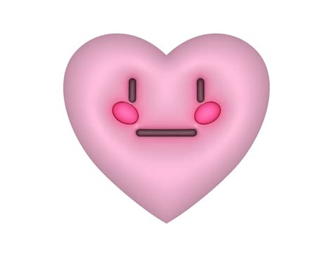 heart face emoji   girl