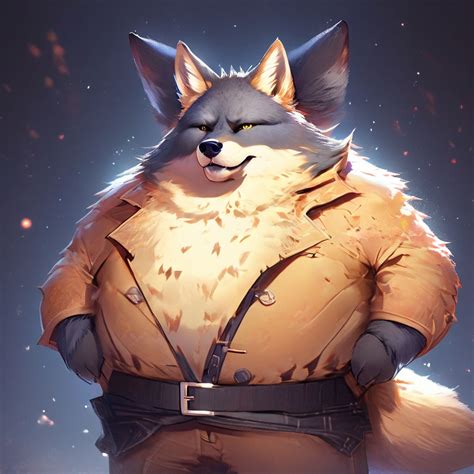 Anthropomorphic coyote by Eclipse “Eclipse Rising” Rising - Playground
