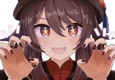 "rawr" (Daily Hu Tao day 415)(By: 白菜しろ ) : r/HuTao_Mains