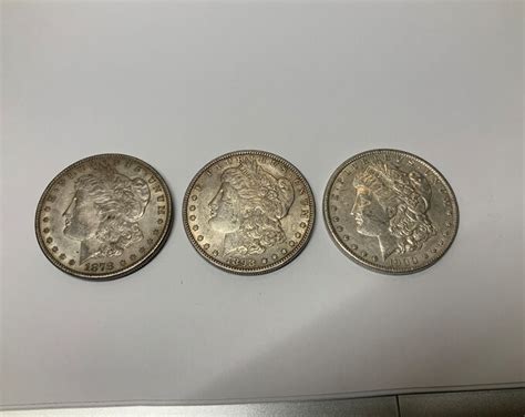 United States Morgan Silver Dollars Lot of 3 - Etsy