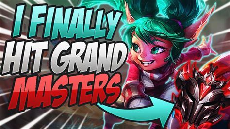 I FINALLY HIT GRANDMASTERS! - League Of Legends - YouTube