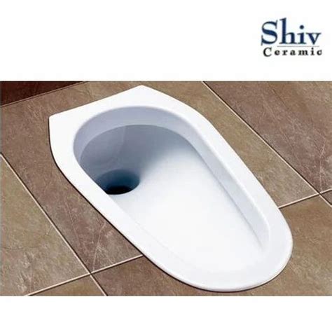 White Floor Mounted IWC Pan Indian Toilet Seat at best price in ...