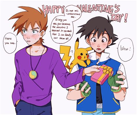 pikachu, ash ketchum, and gary oak (pokemon and 2 more) drawn by ay