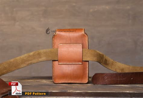 Leather Belt Pouch Pattern Leather Pattern Leather Pouch - Etsy