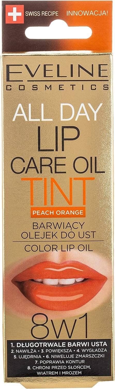 Eveline Make Up Oil W/Tint Lip care Oil, Peach Orange 06, 7 ml Pl/Ang ...