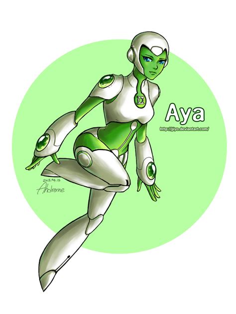 Green Lantern Aya by Jjiyo on DeviantArt