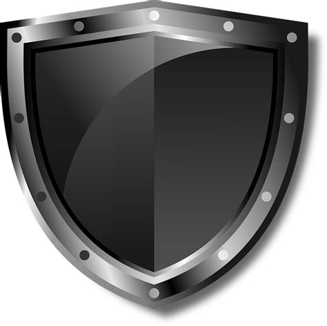 Наклейка черный щит PNG - AVATAN PLUS