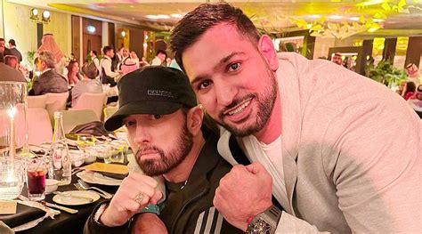 Amir Khan Surprises Eminem with Exclusive Watch in Awkward Video ...