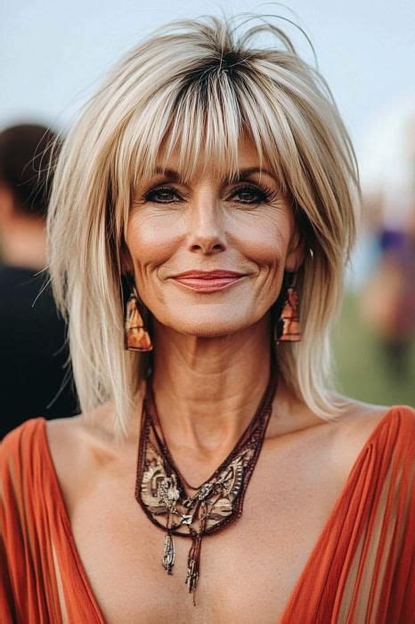 Effortless Bangs: 25 Chic Hairstyles for Sophisticated Older Women