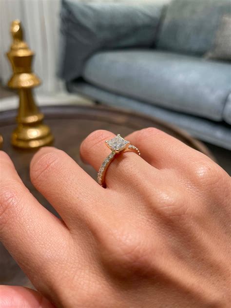 5 carat princess cut diamond ring 9