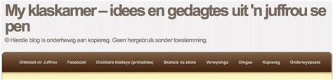 Juffer Juffrou se uitstekende blog • Teacha!
