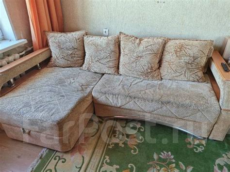 Диван угловой, ткань, 163,0 см, 245,0 см, б/у, в наличии. Цена: 2 000 ...