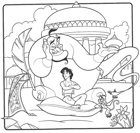 Disney Aladdin Coloring Pages - Coloring Home