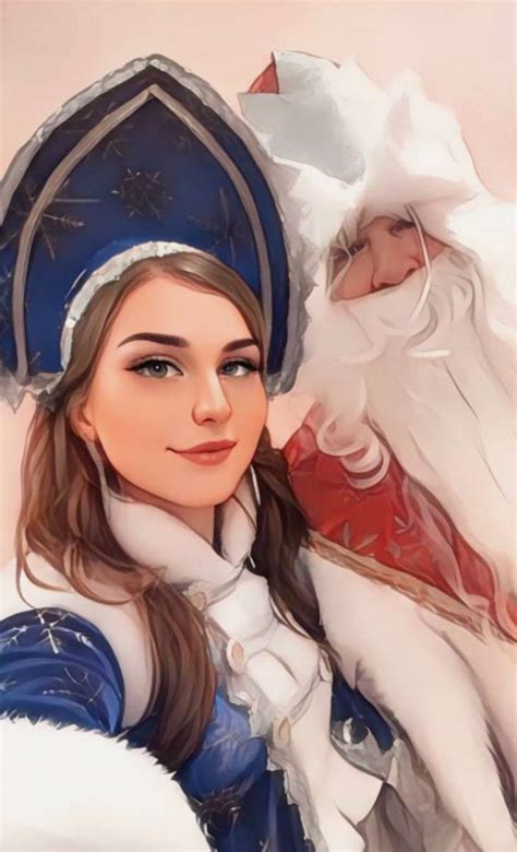 Ded Moroz and Snegurochka - online puzzle