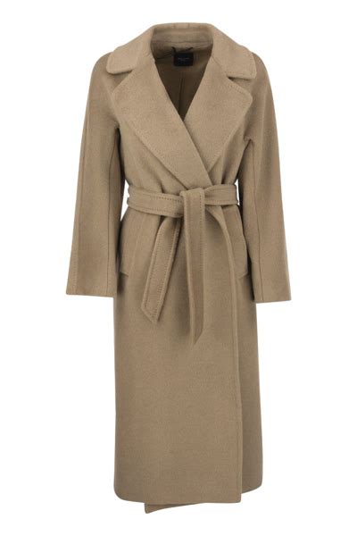 Weekend Max Mara Tempera - Coat In Wool, Alpaca And Mohair Blend In ...