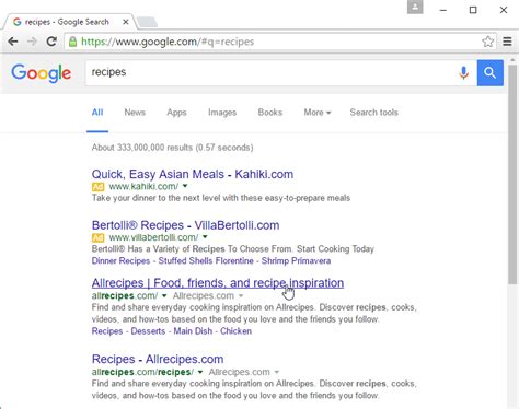 Internet Basics: Using Search Engines - Page 1