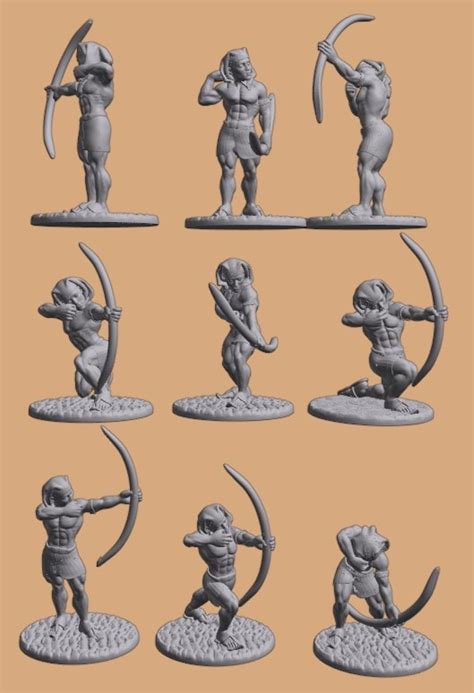 Egyptian archers - Wargaming3D