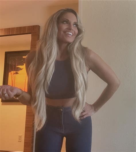 Trish Stratus | The hair is giving Florida humidity 😅 Besides the