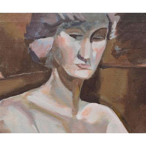 1970s "Nude Study in Sausalito" Figurative Oil Painting | Chairish