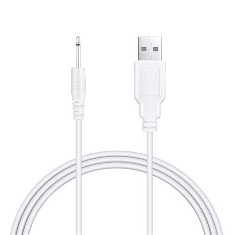FITE ON 3ft White USB DC Power Adapter Charger Cable for Curve Wand
