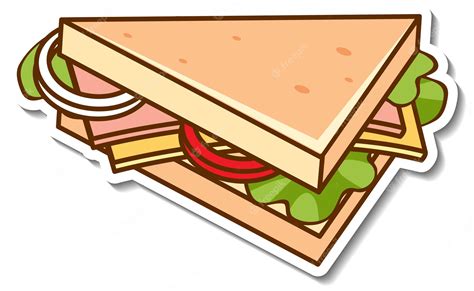 Cartoon Sandwich Clip Art
