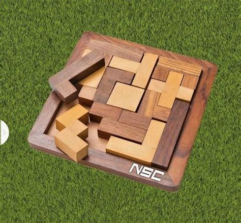 Dark Brow And Light Brown Teak Wood Wooden Puzzle Board at Rs 399/piece ...