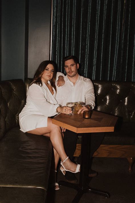 Kelsey & Michael | Cocktail Bar Engagement — Elle May Photography & Design