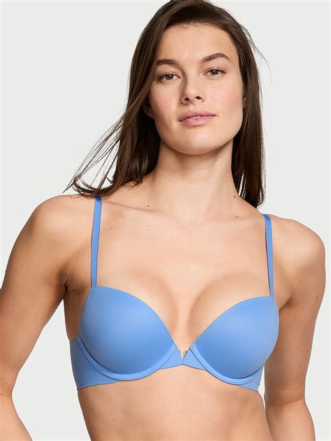 Buy Push-Up Plunge Bra, Blue Bonnet - Order Bras online - Victoria's ...