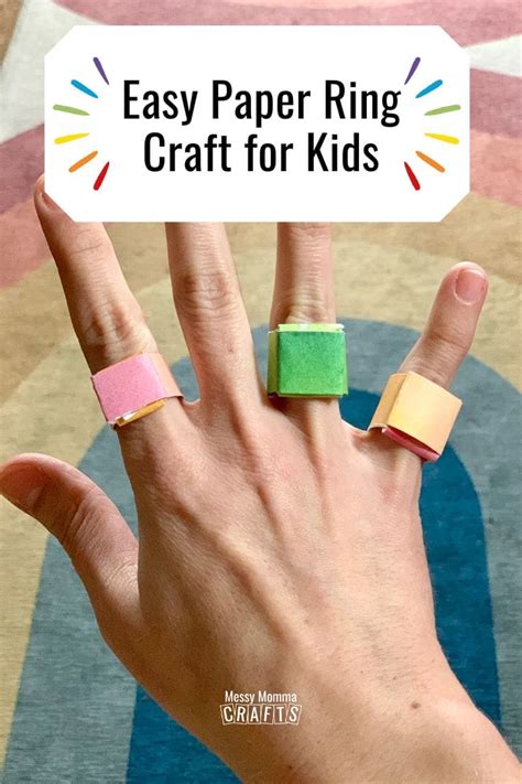 paper easy ring     paper ring step  step