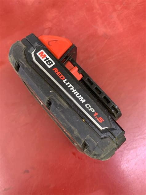 MILWAUKEE TOOLS 5INR19/65 BATTERY, M18 RED LITHIUM, 18V, PRE-OWNED ...