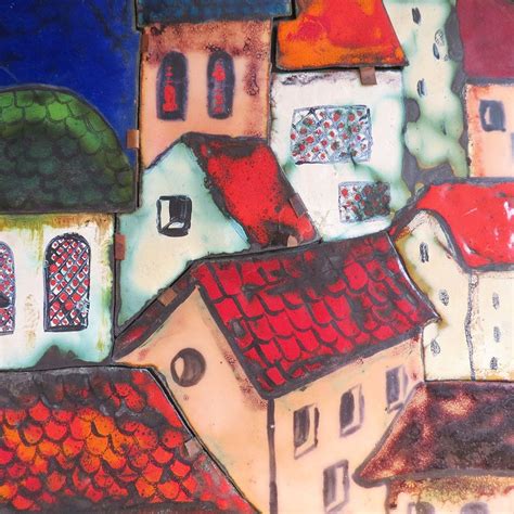 Vintage Enamel Art Vitreous Enamel Mosaic 1960s 70s - Etsy
