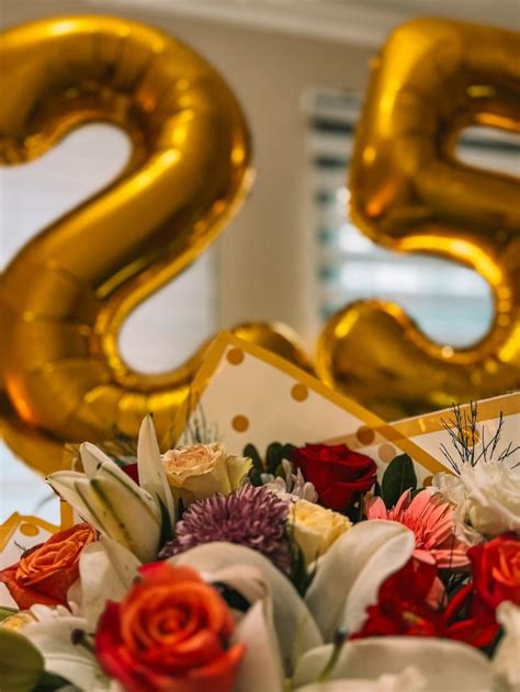День Рождения 25 лет в 2024 г | Розовые воздушные шары, Тематические ...