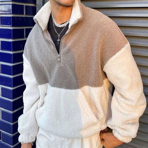 Толстовка оверсайз | Sweatshirt fashion, Mens outfits, Polar fleece