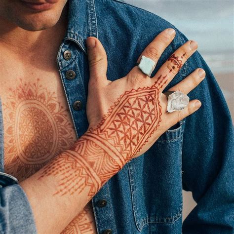 men  wearing body henna  god  generosity   bounds