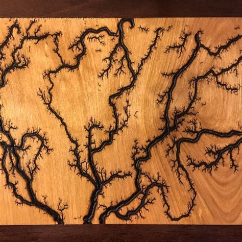 River Road Woodworking on Instagram: "Emily and I experimented with high voltage Fractal