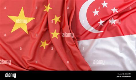 flags side  side represent  relationship   countries