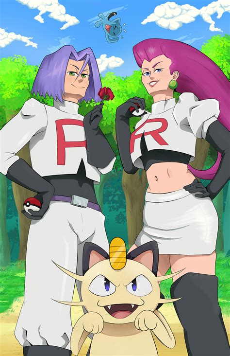 ArtStation - Jessie and James - The One and Only Team Rocket