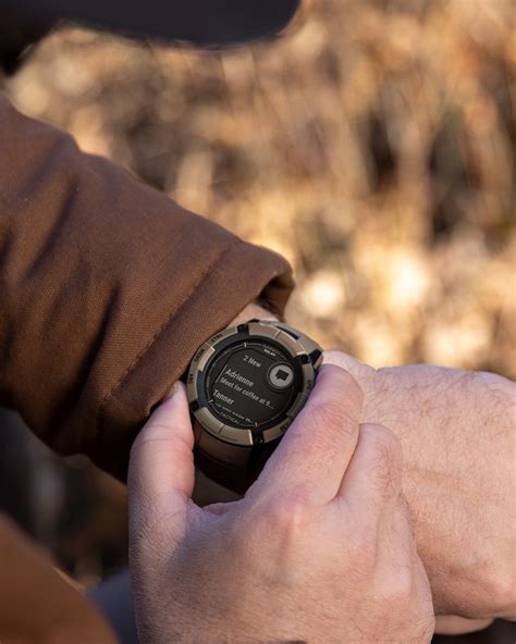 Instinct 2X Solar - Tactical Edition - Solar Smart Watch with LED ...