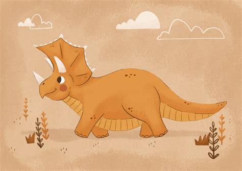 triceratops drawing 6