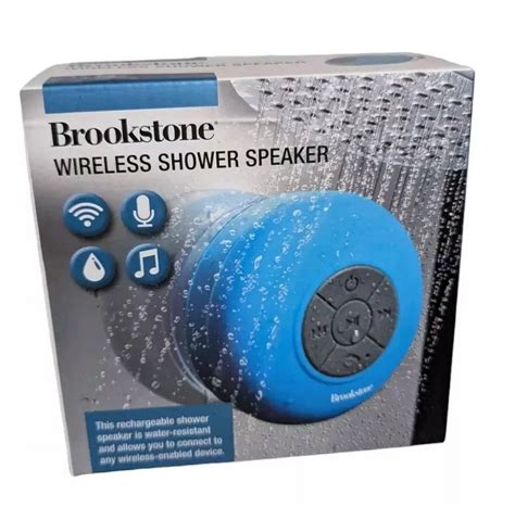Brookstone Wireless Shower Speaker w/ Charging Cable - Walmart Business